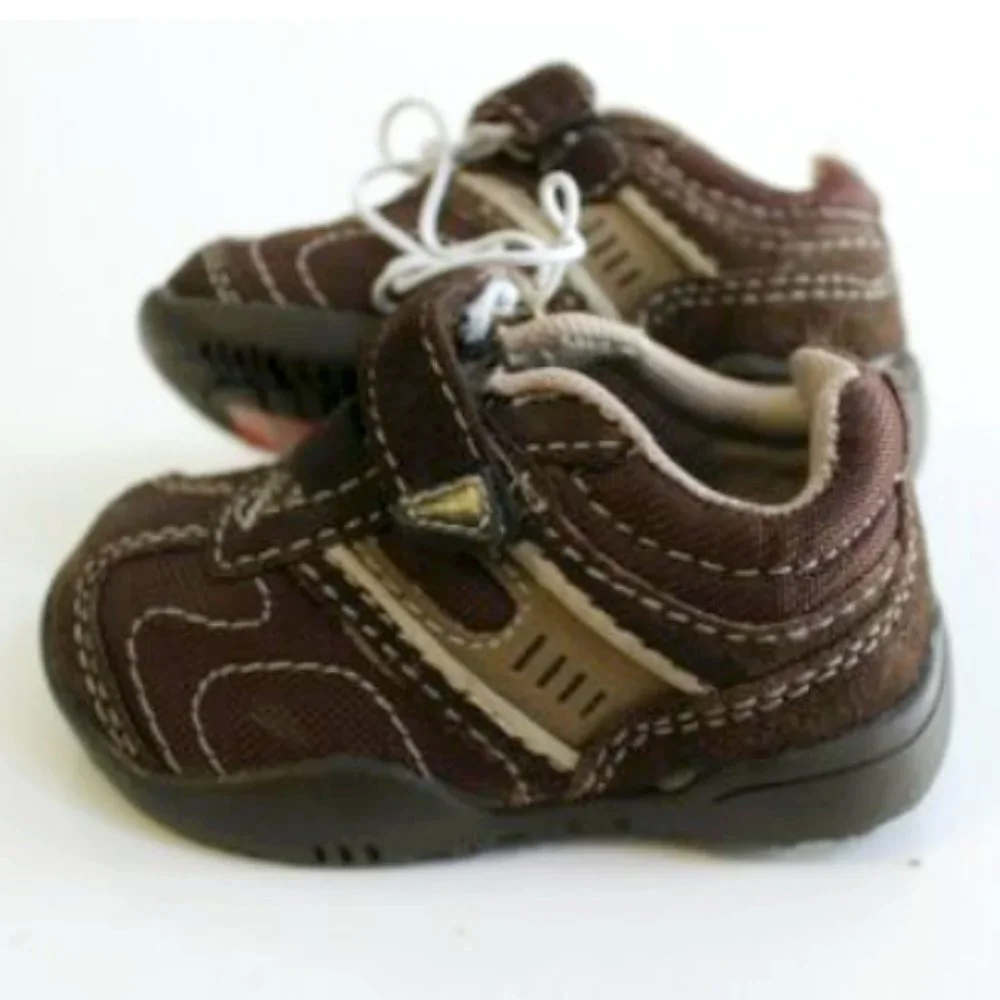 OshKosh Brown Leather Casual Shoes Infant Size 2